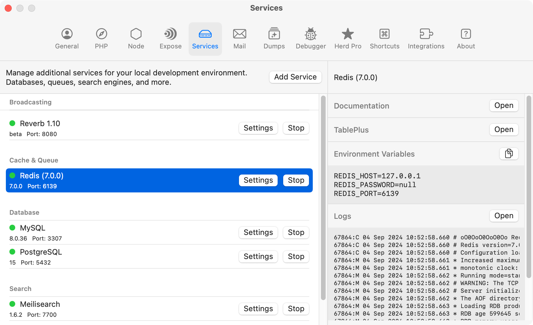 MySQL Sidebar